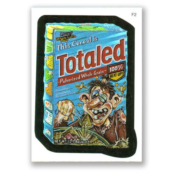 2005 Topps Wacky Packages Card - Series 3 - Foil #2 Totaled - Picture 1 of 2